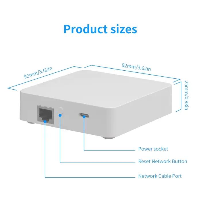 Tuya Zigbee Hub panneau de commande pour maison intelligente passerelle filaire automatisation résidentielle contrôle