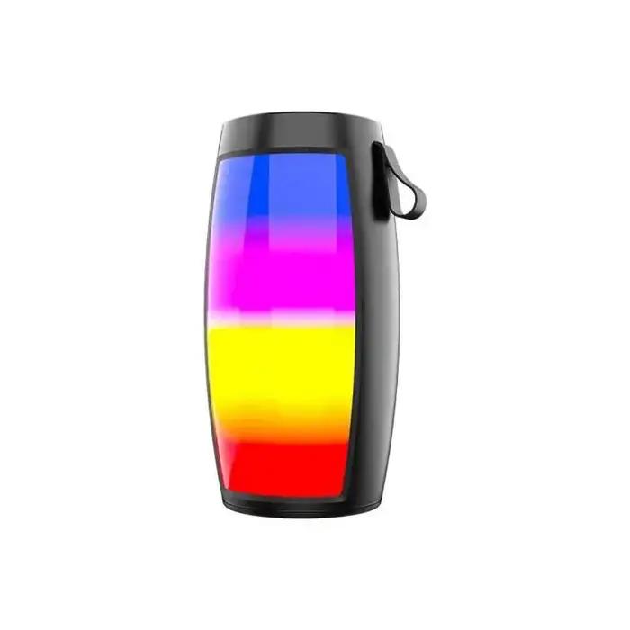 Haut-parleur Bluetooth LANFY BT-1202 avec spectacle de lumière LED 360 coloré pour ambiance festive et musicale à la maison