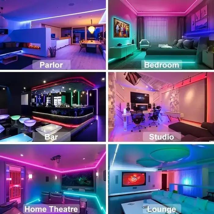 Bande lumineuse LED USB flexible pour la décoration de la chambre