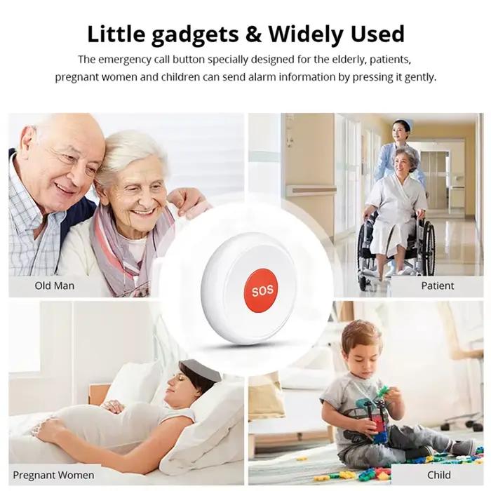 Bouton d'appel SOS Zigbee / WIFI à partager avec la famille pour l'application Tuya