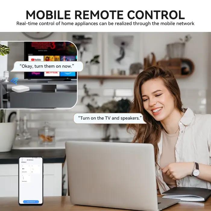 Panneau de contrôle intelligent Tuya Multi-Mode Gateway Hub pour la maison intelligente