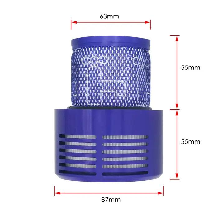 Grande unité de filtre lavable pour aspirateur sans fil Dyson V10 Sv12 Cyclone Animal Absolute Total Clean