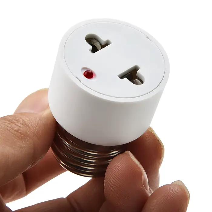 Base d'ampoule E27 vers prise US EU en plastique pour connectivité et modernisation de la maison occasions spéciales