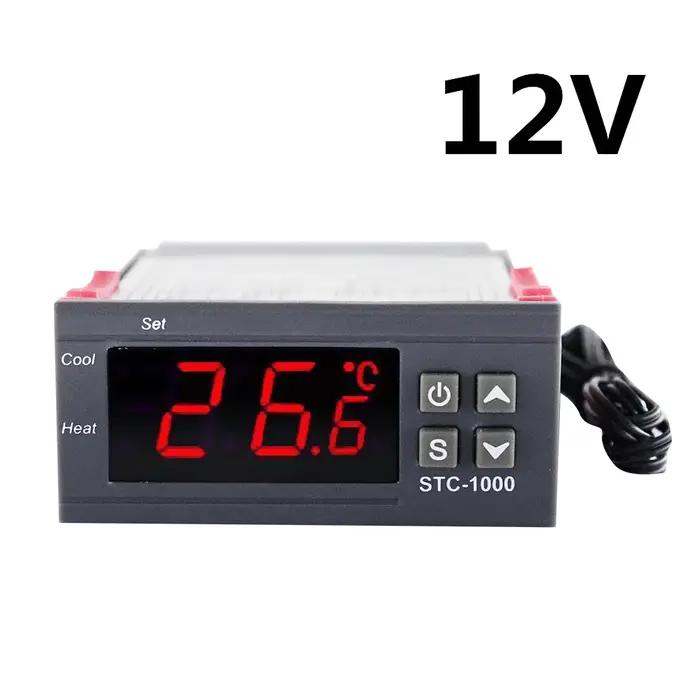 Régulateur de température numérique ThermoandreThermorégulateur citations d'incubateur LED 10A chauffage refroidissement STC-1000 STC 1000 12V 24V 220V