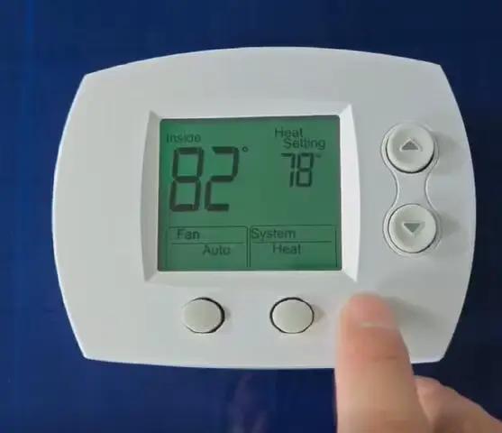 TH5110D1022, Thermostat numérique Non Programmable à grand écran 24 V
