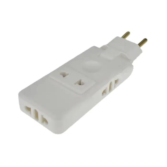 Adaptateur mural de prise électrique pivotante