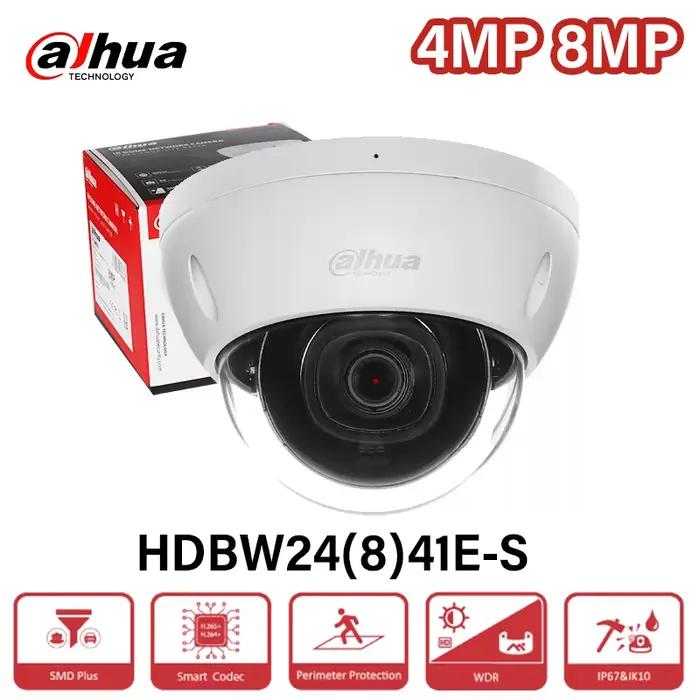 Dahua Original extérieur 8MP 4MP caméra IP IP67 IK10 Protection IR Surveillance de sécurité avec mic