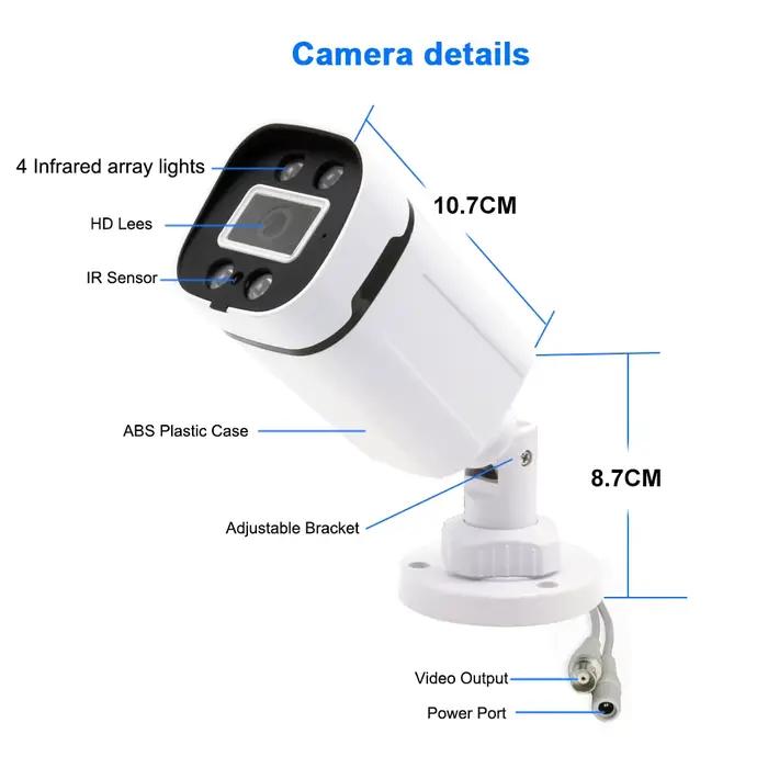 Mini caméra de surveillance de sécurité extérieure AHD