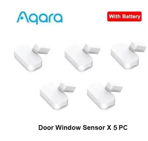 Capteur de porte fenêtre Aqara Zigbee connectivité sans fil alarme intelligente mini pour sécurité quotidienne compatibilité HomeKit Mi Home Aqara Home couleur personnalisable installation facile