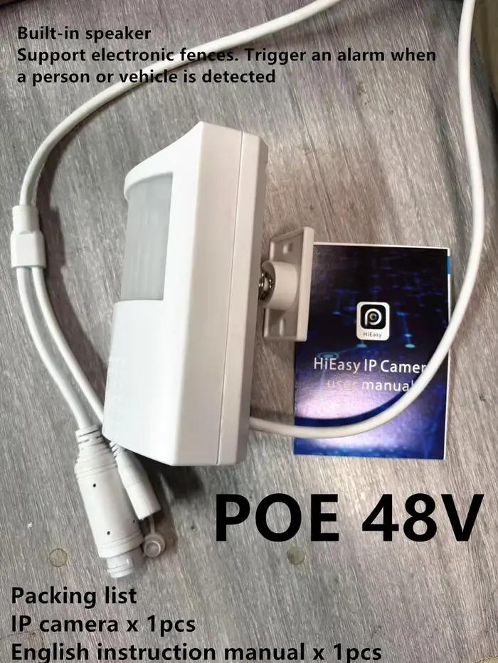 POE Audio 940nm ONVIF IR H.265 5MP caméra IP Mini PIR LED système de vidéosurveillance de sécurité intérieure Surveillance vidéo IPC HD Cam P2P HiEasy
