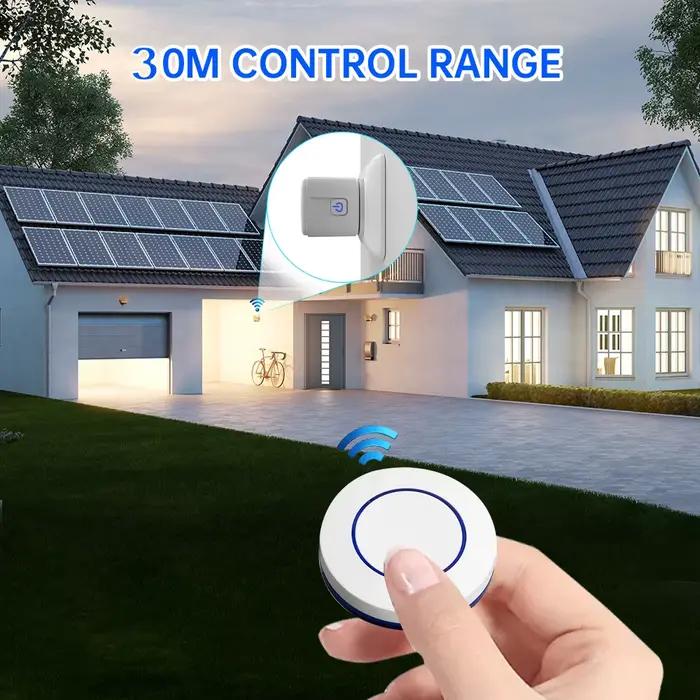 Prise sans fil RF433 prise murale EU contrôle à distance ON OFF pour éclairage ventilateur téléviseur occasions spéciales famille智能家居插座RF433欧标遥控开关插头家用电器控制插座节日礼物家庭使用