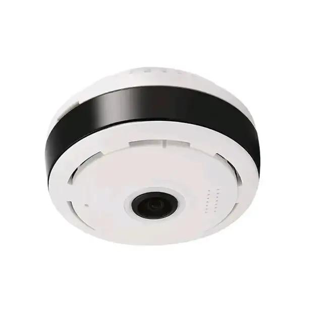 Petite caméra de surveillance Wifi 360° ° Caméras IP panoramiques avec audio bidirectionnel, 3MP,