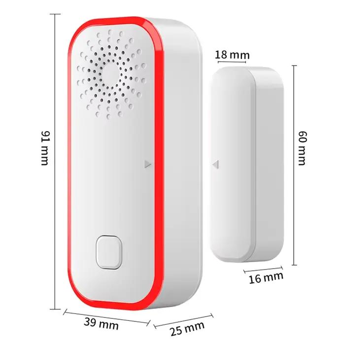 TuYa WIFI porte alarme sonore et lumineuse magnétique commutateur d'alarme Intelligent déclencheur s