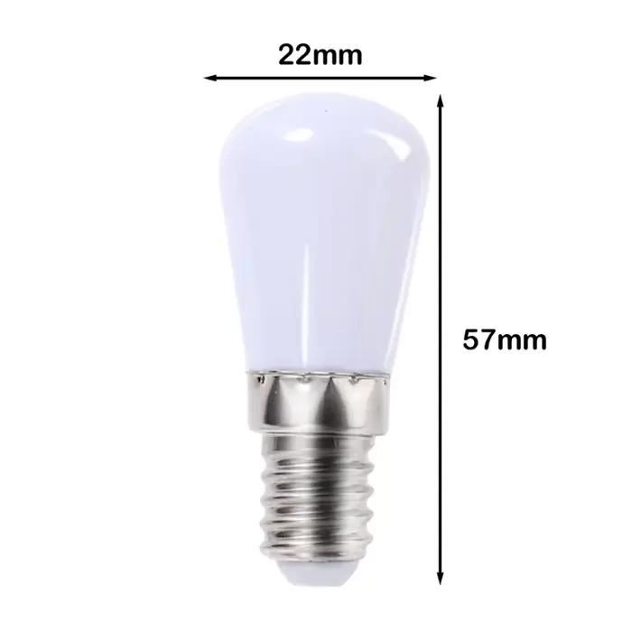 2/4 pièces ampoule LED E12 E14 220V ampoules de réfrigérateur lampe d'affichage de réfrigérateur vei