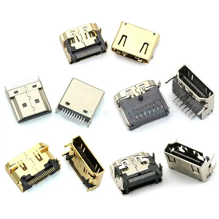 Connecteur d'interface HDMI HD SMD 19 broches 19P