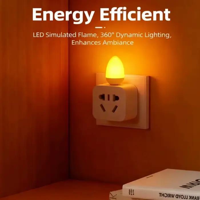 LED flamme flamme bougie lumières USB dynamique flamme Flash atmosphère lumière Portable livre lampe Camping éclairage chambre décoration