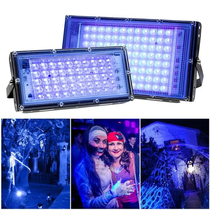 Led 100W 300W lumière violette 365nm lampe à polymérisation UV 395nm lampe de détection fluorescente