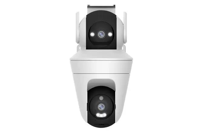 Caméra dôme IP PTZ sans fil à double objectif 6MP 1296P avec application iCam365, détection humanoïd