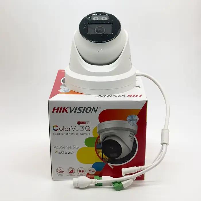 Caméra de sécurité Hikvision 8MP 4K à double éclairage ColorVu3.0 AcuSense3.0 avec audio bidirectionnel pour surveillance résidentielle et commerciale occasions spéciales