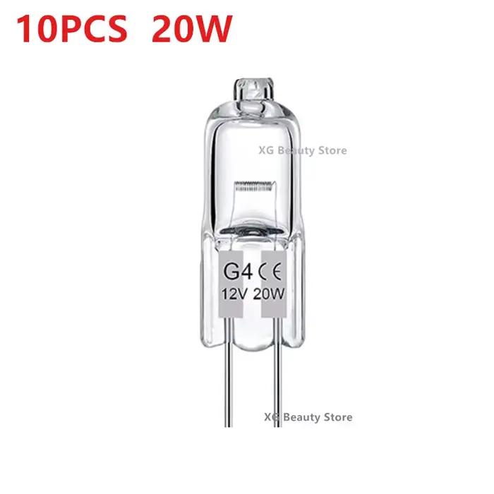 10/50/100 pièces G4 12V 10W 20W ampoules LED ampoules halogènes écologiques Capsule insérée perles l
