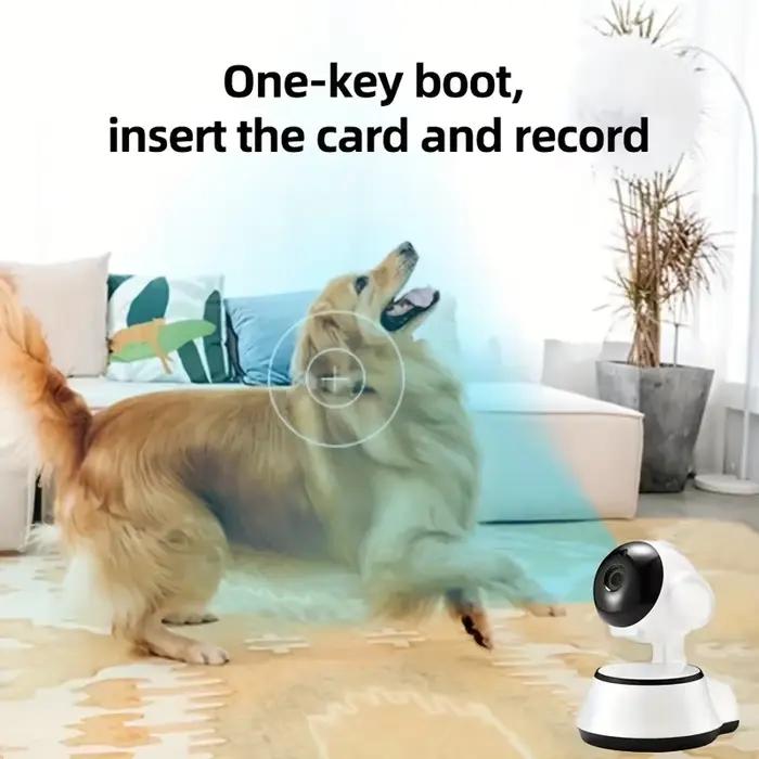 Caméra de surveillance intelligente sans fil pour animaux de compagnie