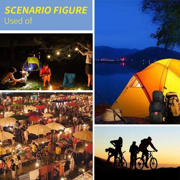 CanLing LED lampe solaire 15 W 250LM USB 5 V lumière solaire Portable extérieur camping tente ampoul