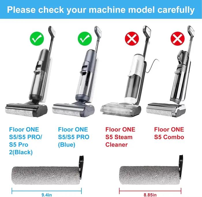 Rouleaux de brosse de remplacement compatibles avec l'aspirateur sec et humide sans fil intelligent