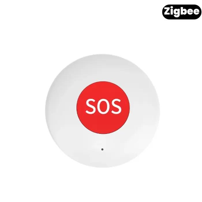 Bouton d'appel SOS Zigbee / WIFI à partager avec la famille pour l'application Tuya